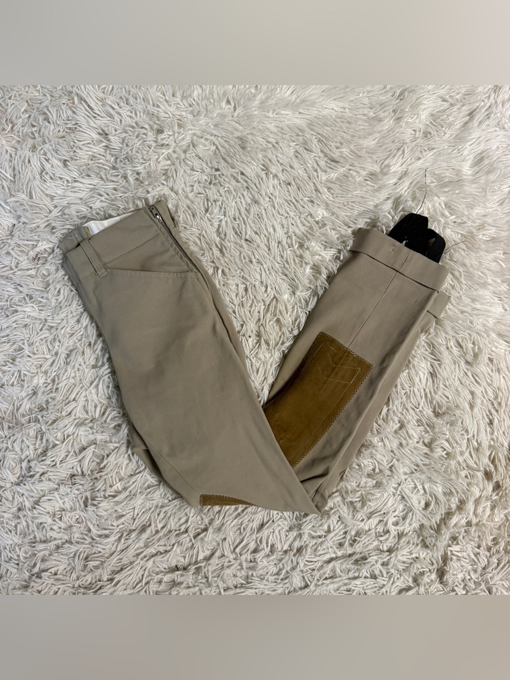 Child’s Size 8R Tan Tailored Sportsman Knee Patch Horseback Riding Jodphurs
